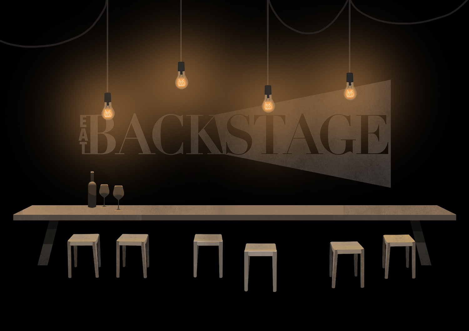 Illustration for the Eat Backstage website