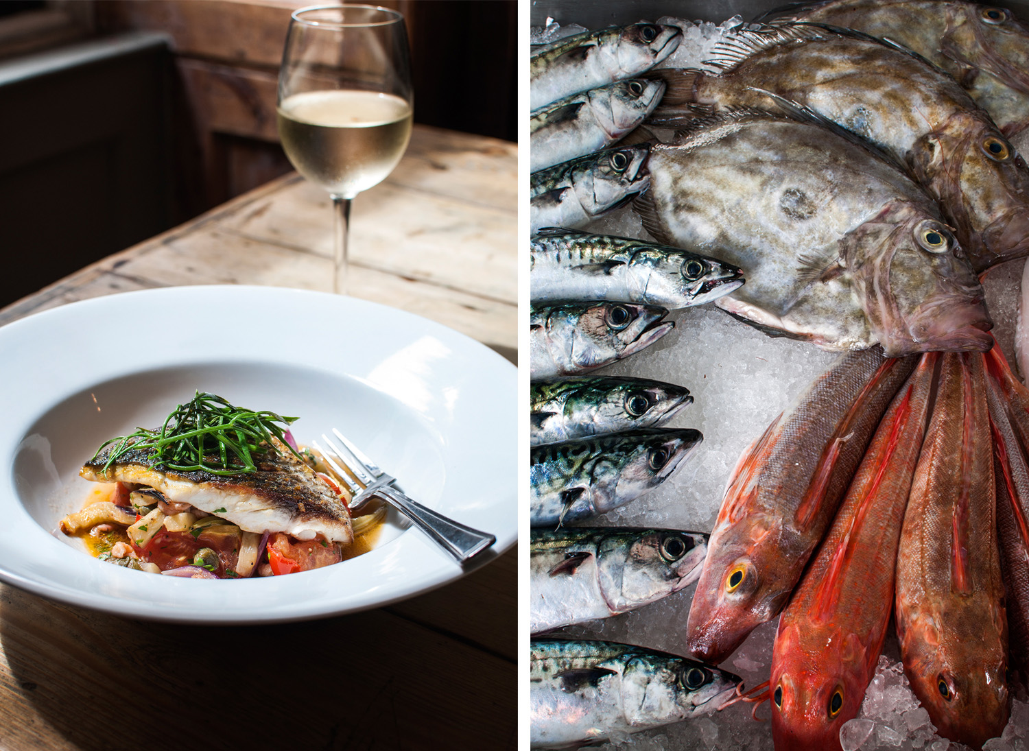 Food and drink photography for the Great Cornish Fish Book